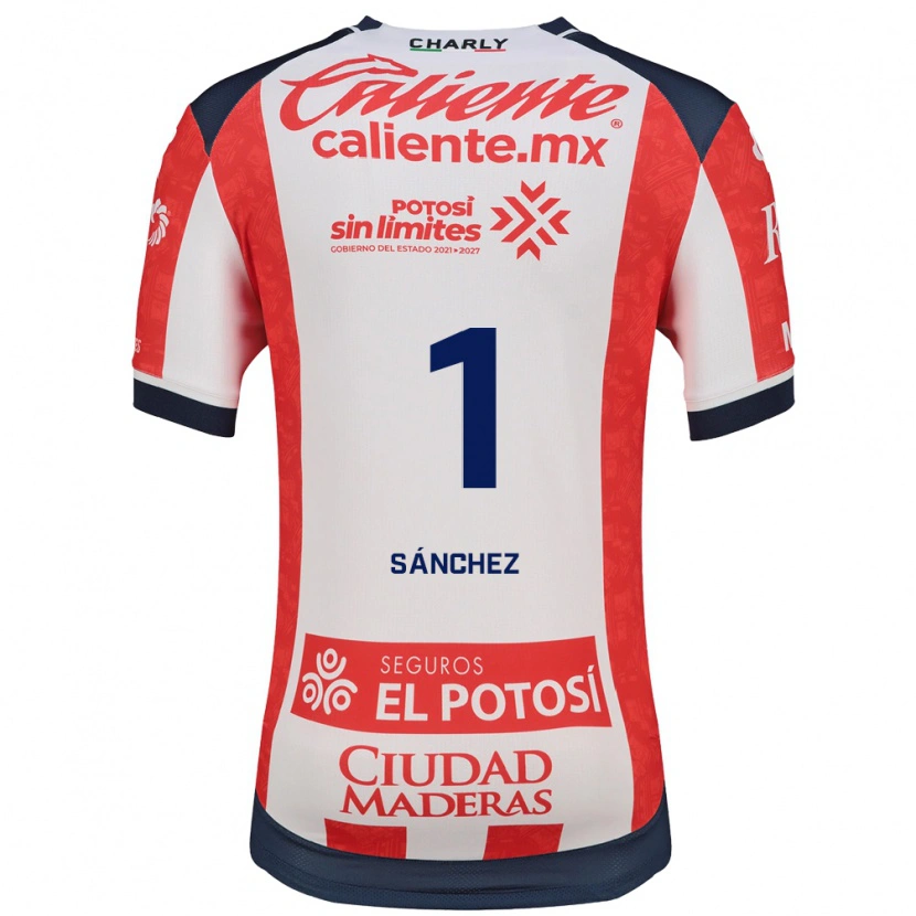 Danxen Hombre Camiseta Andrés Sánchez #1 Rojo Blanco Negro 1ª Equipación 2026/27 La Camisa México