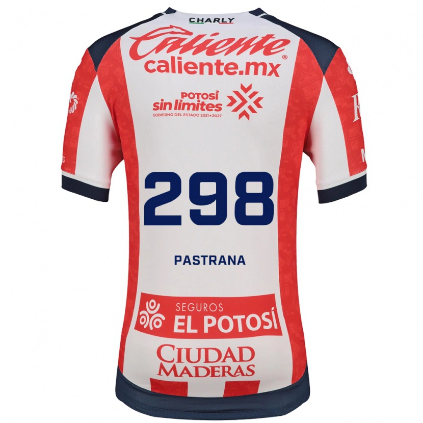 Danxen Hombre Camiseta Leonardo Pastrana #298 Rojo Blanco Negro 1ª Equipación 2026/27 La Camisa México