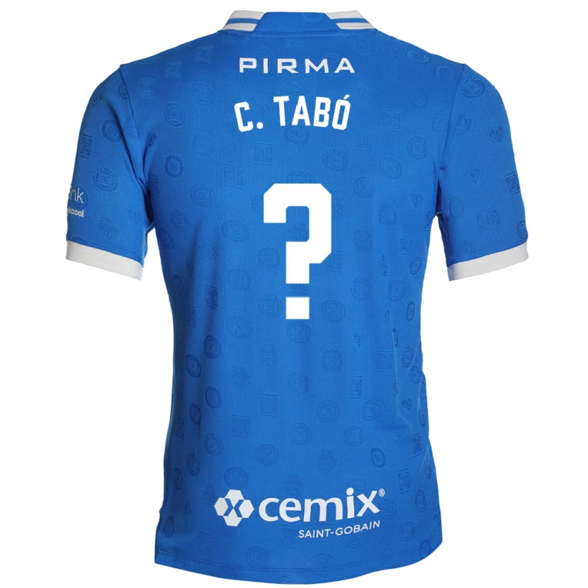 Danxen Hombre Camiseta Christian Tabo #0 Azul Blanco Rojo 1ª Equipación 2026/27 La Camisa México