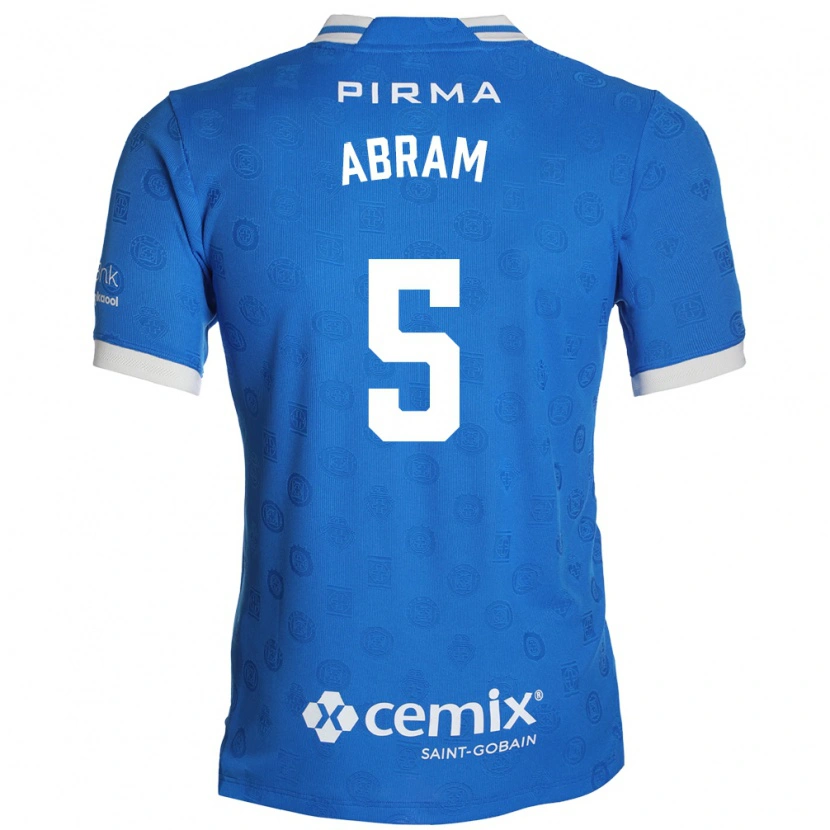 Danxen Hombre Camiseta Luis Abram #5 Azul Blanco Rojo 1ª Equipación 2026/27 La Camisa México