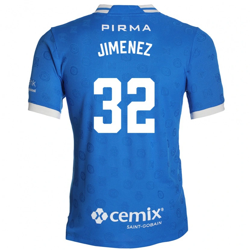 Danxen Hombre Camiseta Cristian Jiménez #32 Azul Blanco Rojo 1ª Equipación 2026/27 La Camisa México
