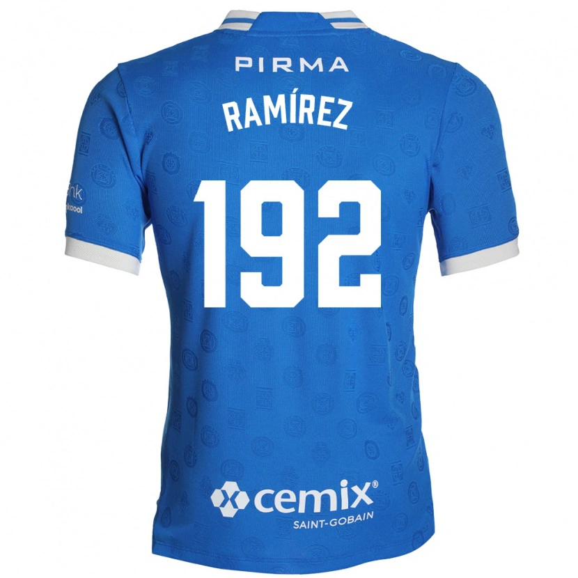 Danxen Hombre Camiseta Nicolás Ramírez #192 Azul Blanco Rojo 1ª Equipación 2026/27 La Camisa México