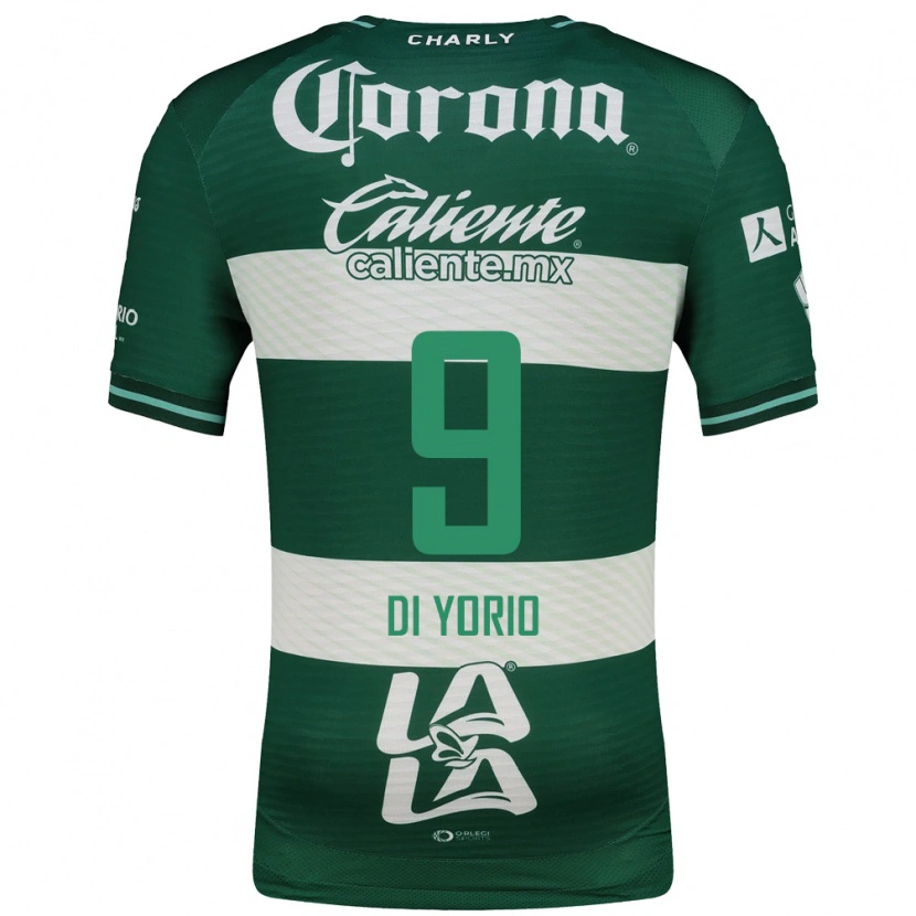 Danxen Hombre Camiseta Lucas Di Yorio #9 Verde Blanco 1ª Equipación 2026/27 La Camisa México