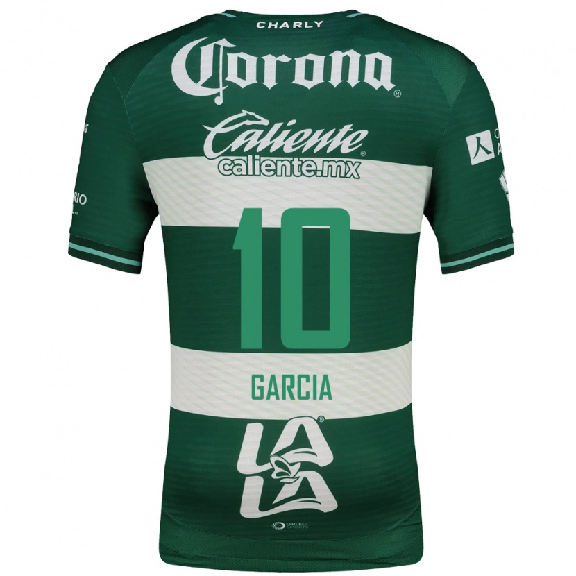 Danxen Hombre Camiseta Daniela Garcia #10 Verde Blanco 1ª Equipación 2026/27 La Camisa México