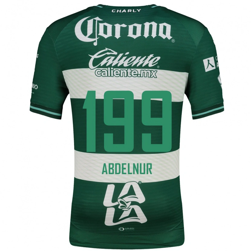 Danxen Hombre Camiseta Tomás Abdelnur #199 Verde Blanco 1ª Equipación 2026/27 La Camisa México