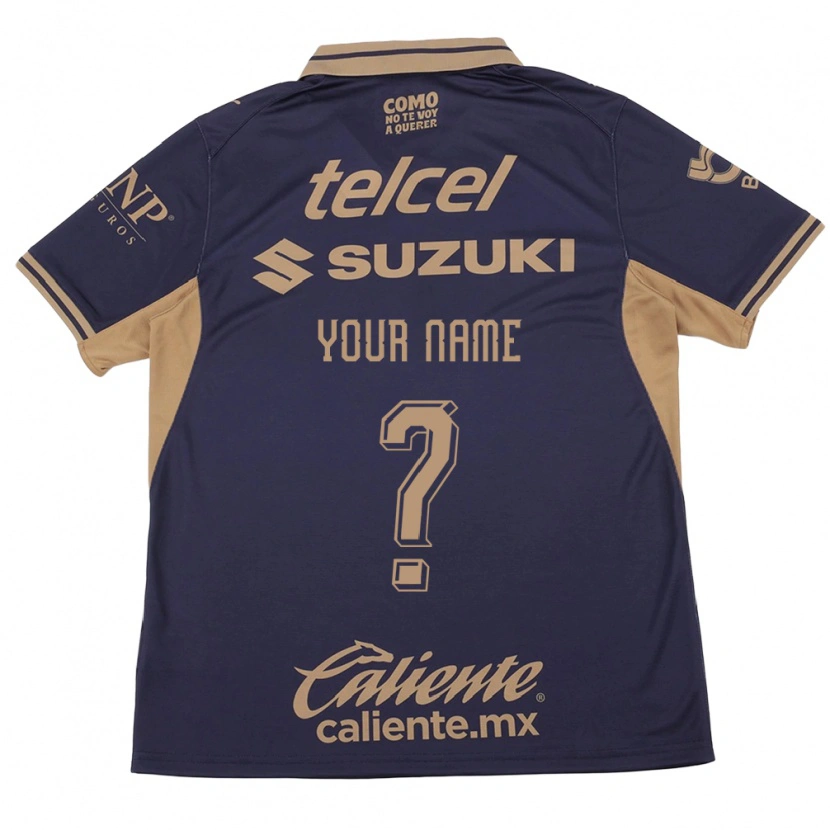 Danxen Hombre Camiseta Su Nombre #0 Morado Marrón 1ª Equipación 2026/27 La Camisa México