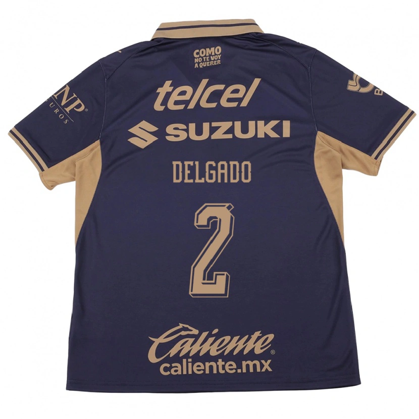 Danxen Hombre Camiseta Dirce Delgado #2 Morado Marrón 1ª Equipación 2026/27 La Camisa México