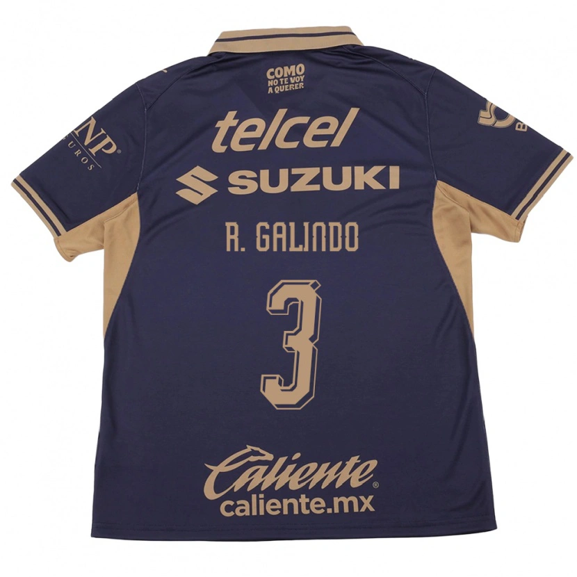Danxen Hombre Camiseta José Galindo #3 Morado Marrón 1ª Equipación 2026/27 La Camisa México