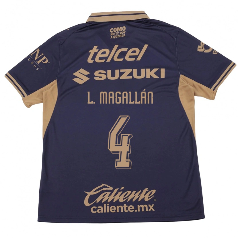 Danxen Hombre Camiseta Lisandro Magallan #4 Morado Marrón 1ª Equipación 2026/27 La Camisa México