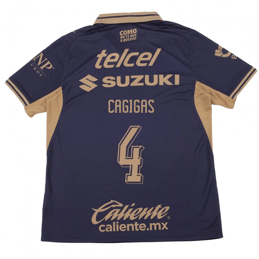 Danxen Hombre Camiseta Deneva Cagigas #4 Morado Marrón 1ª Equipación 2026/27 La Camisa México