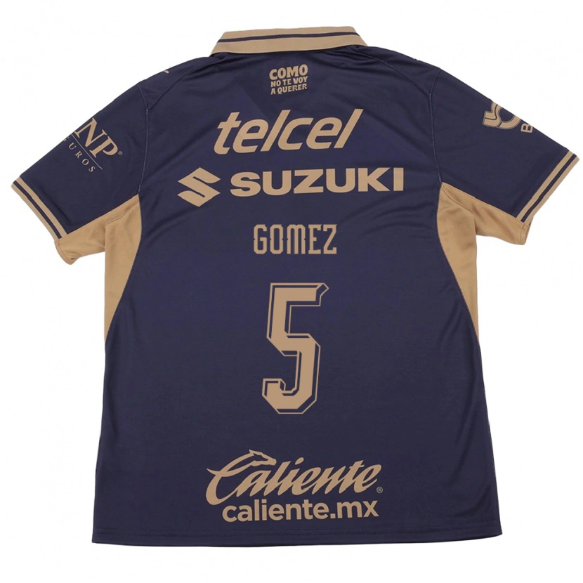 Danxen Hombre Camiseta Kimberli Gomez #5 Morado Marrón 1ª Equipación 2026/27 La Camisa México