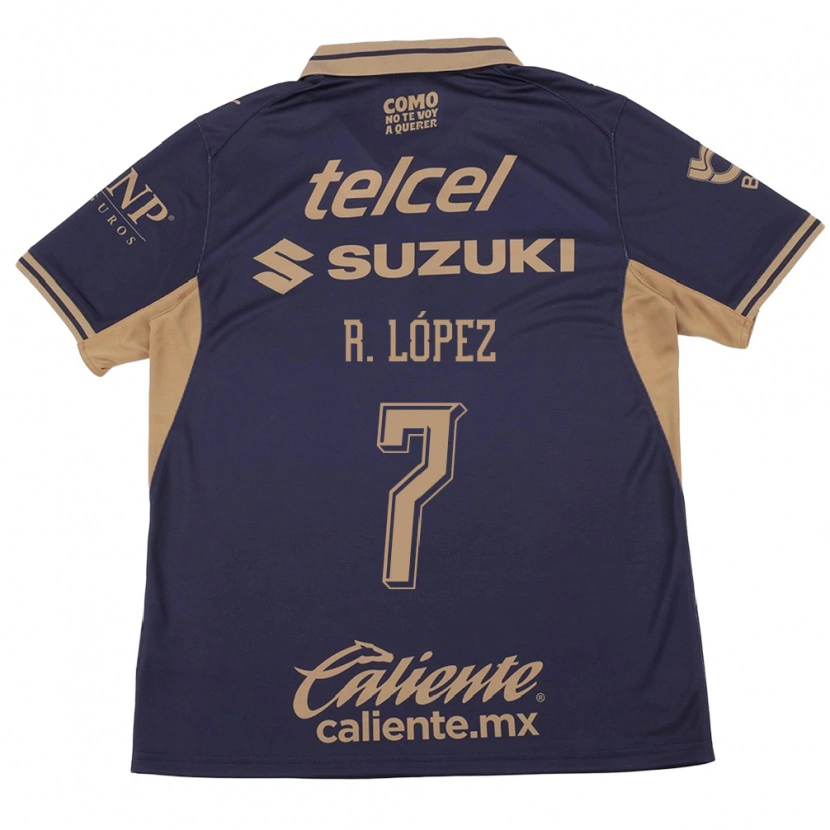 Danxen Hombre Camiseta Rodrigo López #7 Morado Marrón 1ª Equipación 2026/27 La Camisa México