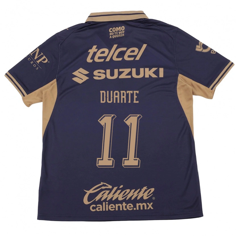 Danxen Hombre Camiseta Luz Duarte #11 Morado Marrón 1ª Equipación 2026/27 La Camisa México