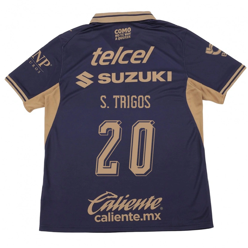 Danxen Hombre Camiseta Santiago Trigos #20 Morado Marrón 1ª Equipación 2026/27 La Camisa México