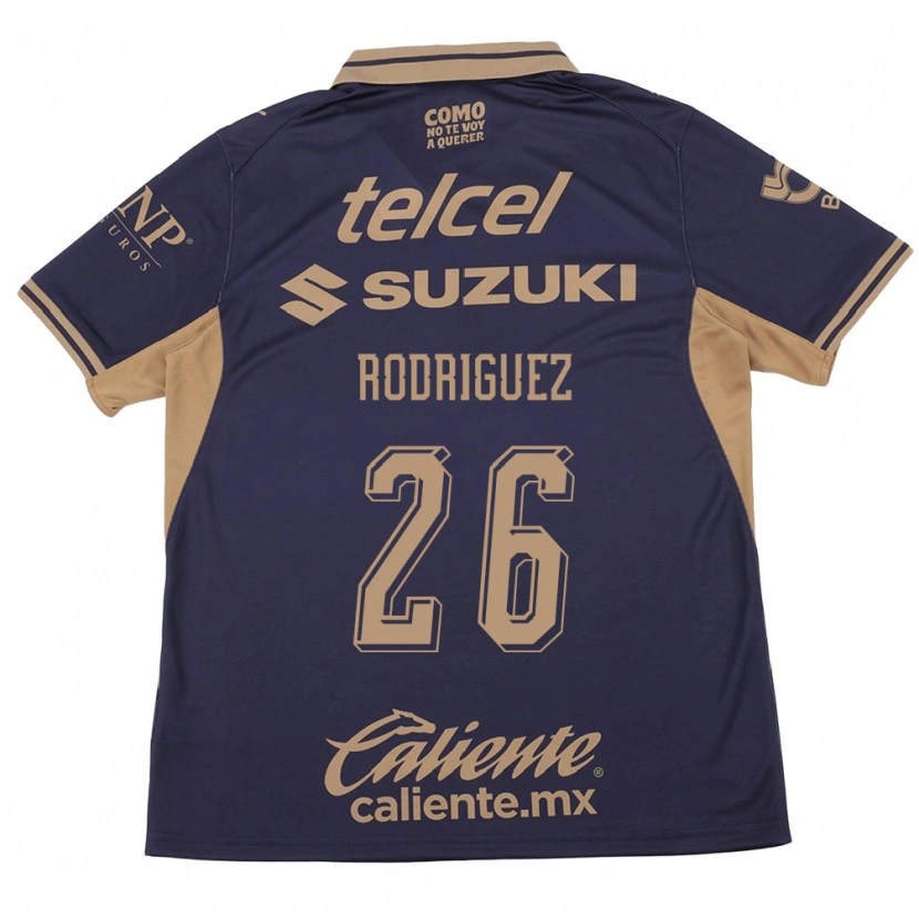 Danxen Hombre Camiseta Lucia Rodriguez #26 Morado Marrón 1ª Equipación 2026/27 La Camisa México