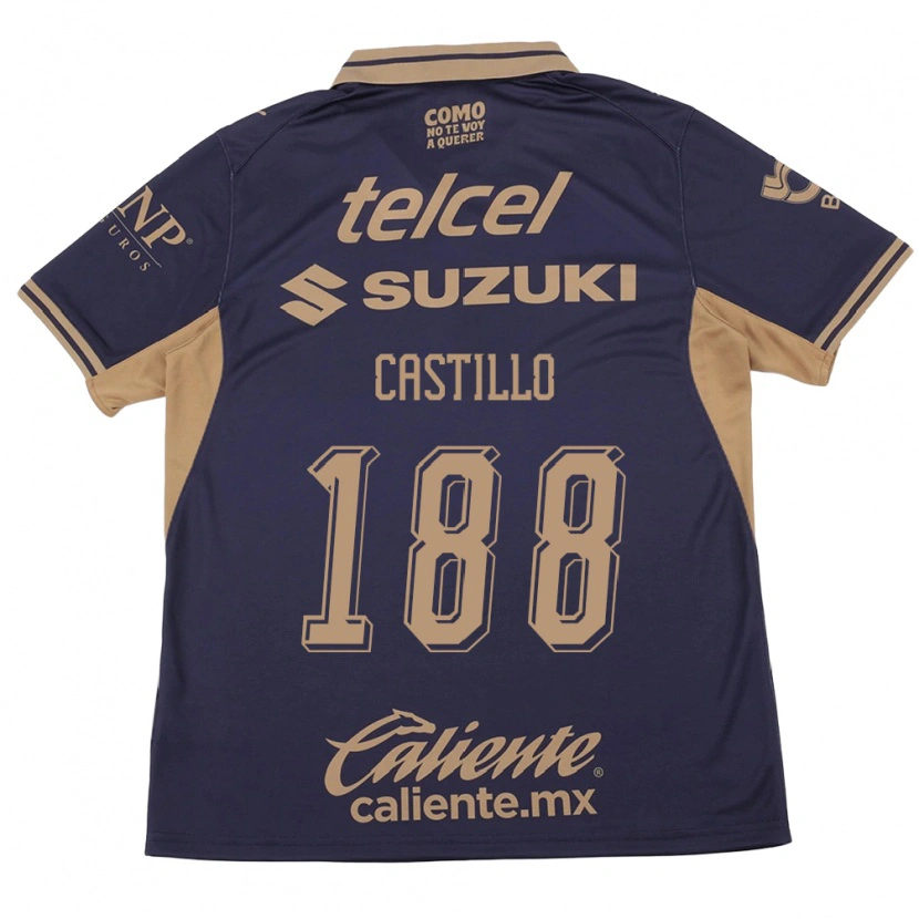 Danxen Hombre Camiseta Christian Castillo #188 Morado Marrón 1ª Equipación 2026/27 La Camisa México
