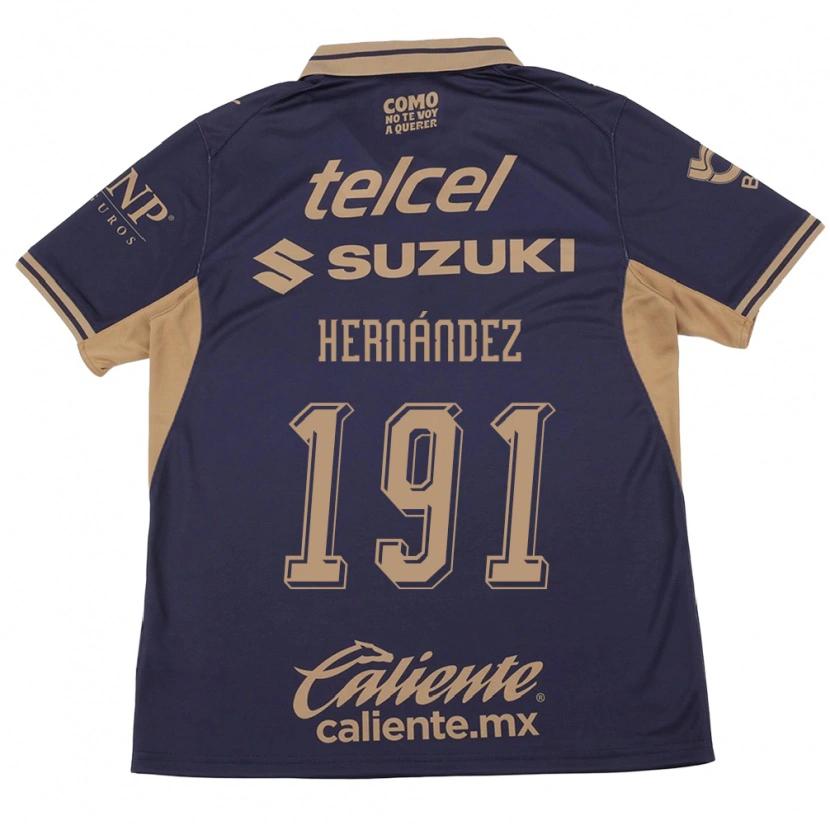 Danxen Hombre Camiseta Marco Hernández #191 Morado Marrón 1ª Equipación 2026/27 La Camisa México