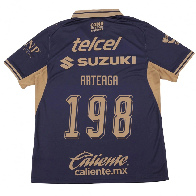 Danxen Hombre Camiseta Edwin Arteaga #198 Morado Marrón 1ª Equipación 2026/27 La Camisa México