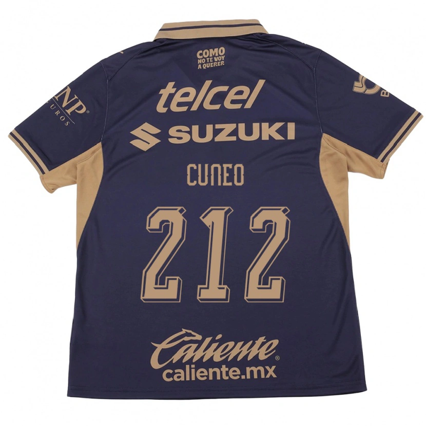 Danxen Hombre Camiseta Kevin Cuneo #212 Morado Marrón 1ª Equipación 2026/27 La Camisa México
