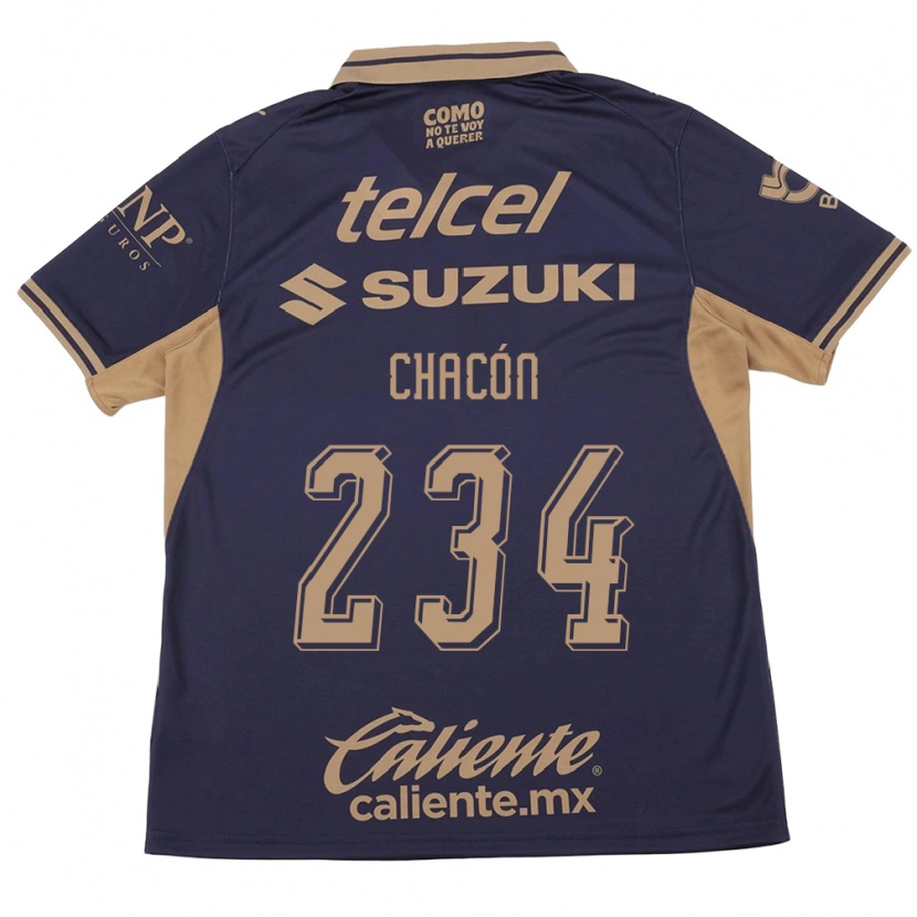 Danxen Hombre Camiseta Nicolás Chacón #234 Morado Marrón 1ª Equipación 2026/27 La Camisa México