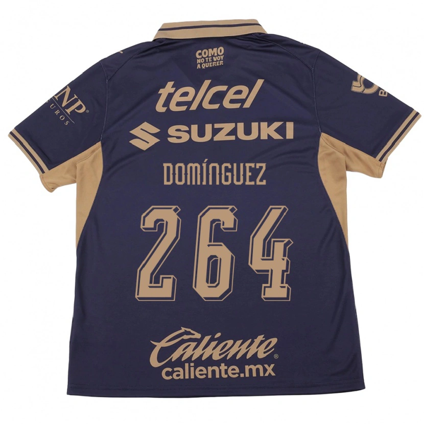 Danxen Hombre Camiseta Gerardo Domínguez #264 Morado Marrón 1ª Equipación 2026/27 La Camisa México