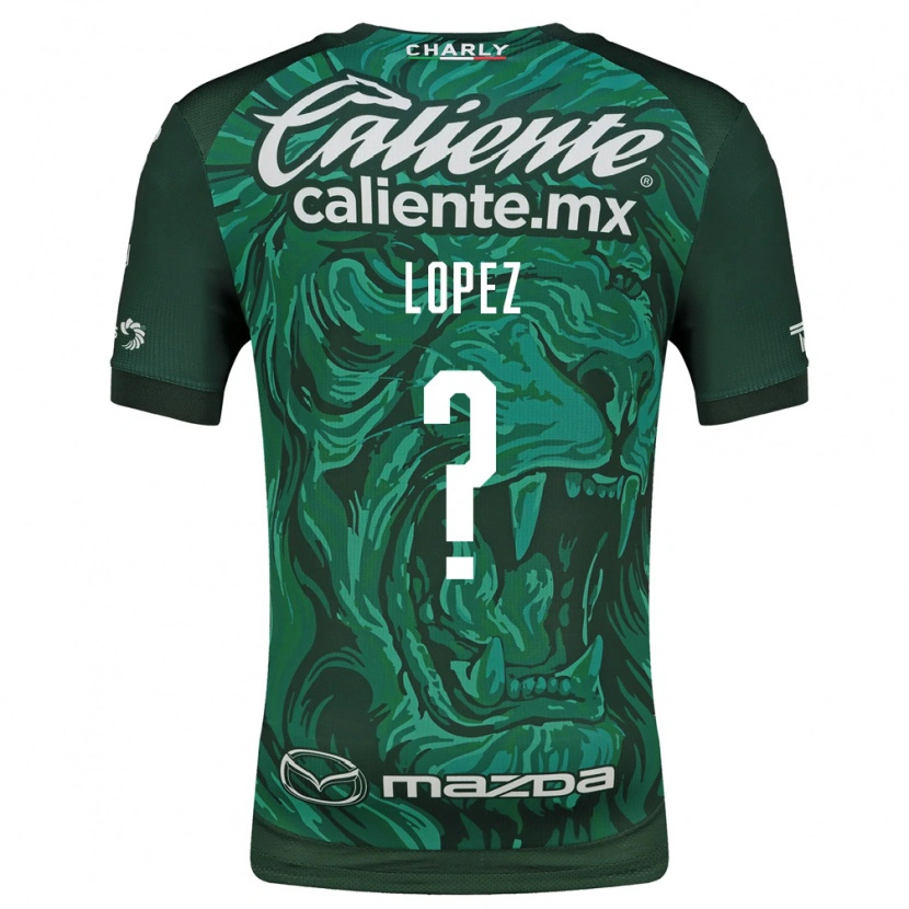 Danxen Hombre Camiseta Nicolas Lopez #0 Verde Negro 1ª Equipación 2026/27 La Camisa México
