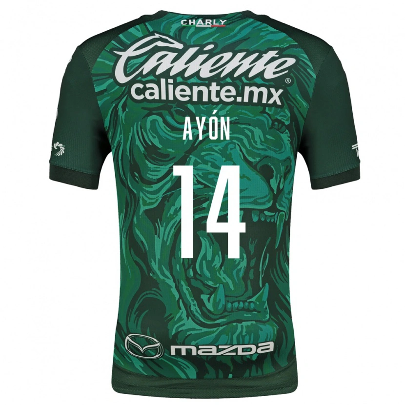 Danxen Hombre Camiseta Ettson Ayón #14 Verde Negro 1ª Equipación 2026/27 La Camisa México