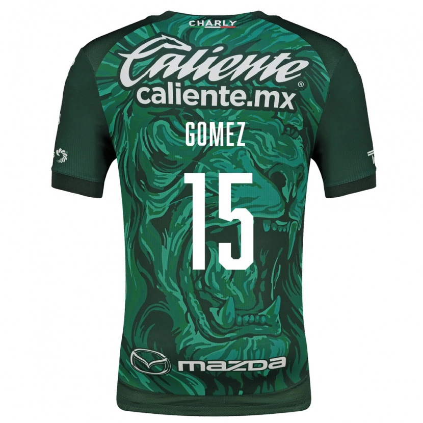 Danxen Hombre Camiseta Paulina Gómez #15 Verde Negro 1ª Equipación 2026/27 La Camisa México