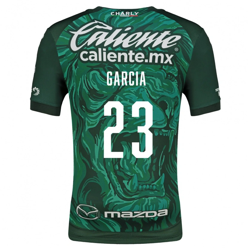 Danxen Hombre Camiseta Óscar García #23 Verde Negro 1ª Equipación 2026/27 La Camisa México