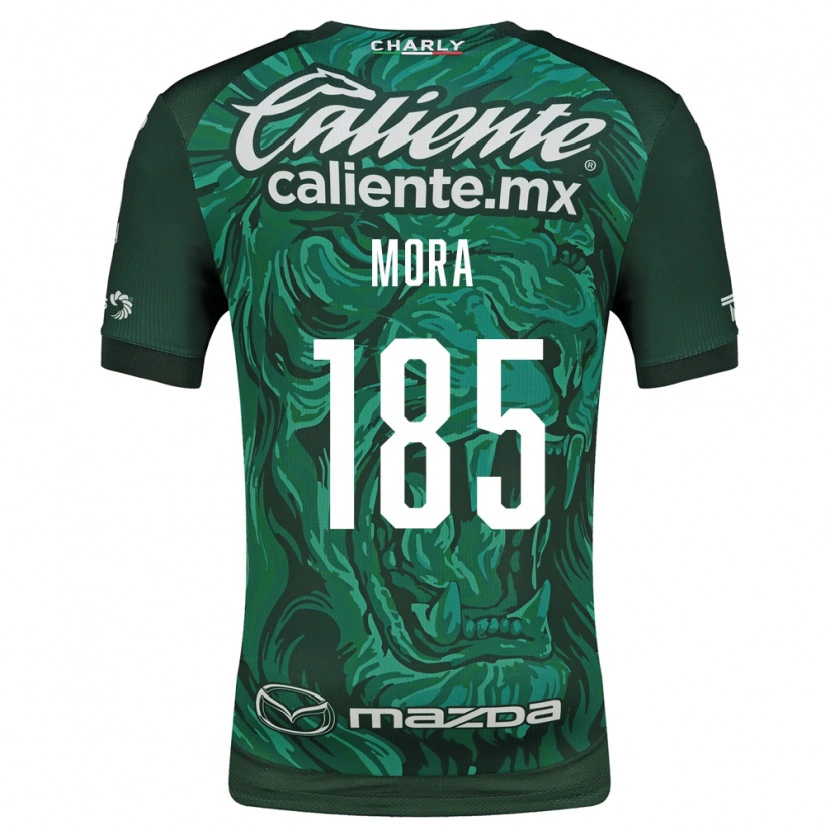 Danxen Hombre Camiseta Christopher Mora #185 Verde Negro 1ª Equipación 2026/27 La Camisa México