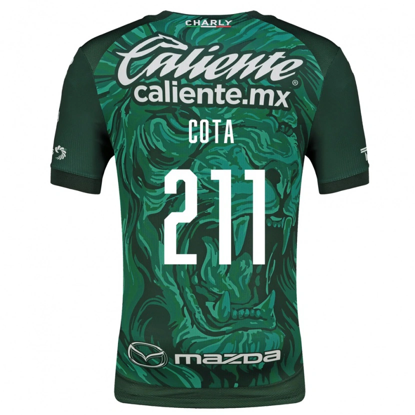 Danxen Hombre Camiseta Luis Cota #211 Verde Negro 1ª Equipación 2026/27 La Camisa México