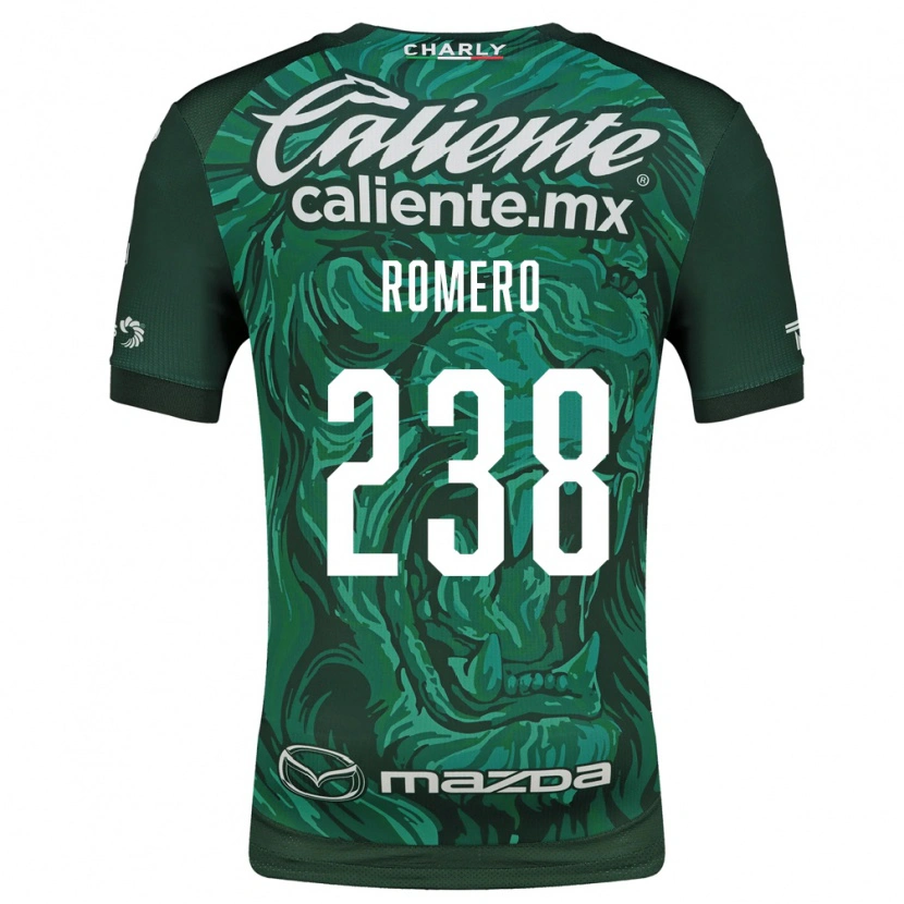 Danxen Hombre Camiseta Paulo Romero #238 Verde Negro 1ª Equipación 2026/27 La Camisa México