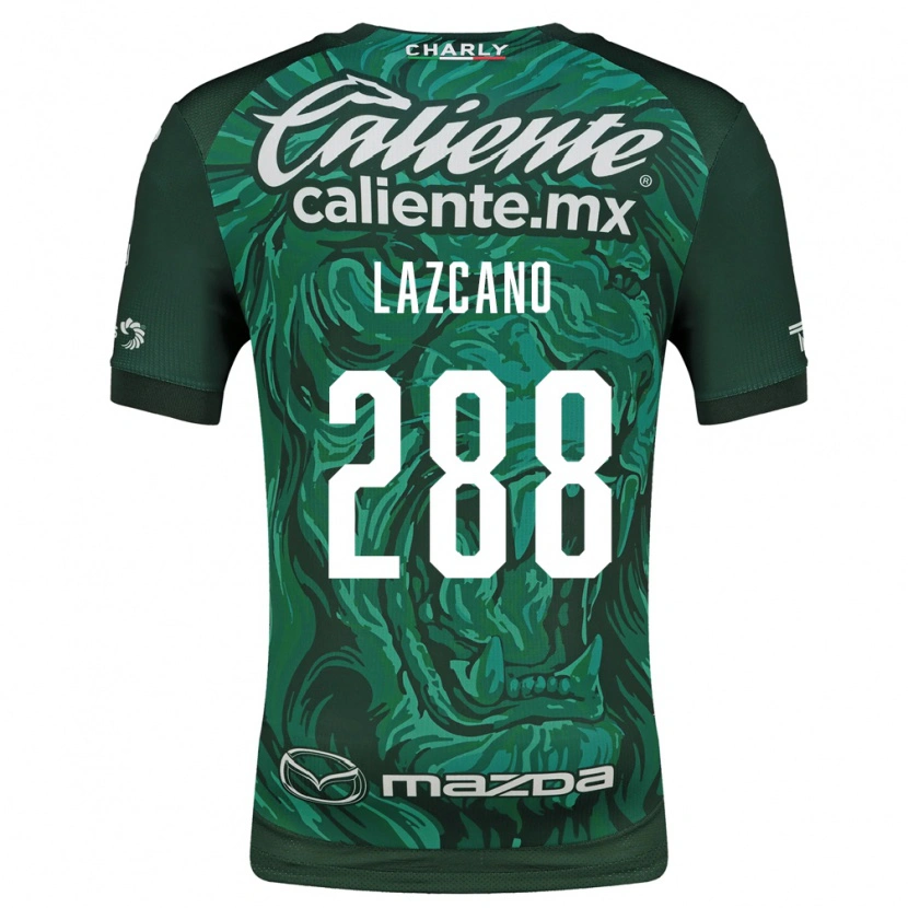 Danxen Hombre Camiseta Evan Lazcano #288 Verde Negro 1ª Equipación 2026/27 La Camisa México
