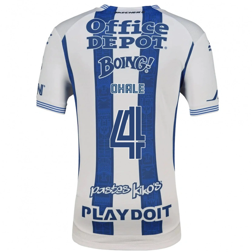 Danxen Hombre Camiseta Osinachi Ohale #4 Blanco Azul Marino 1ª Equipación 2026/27 La Camisa México