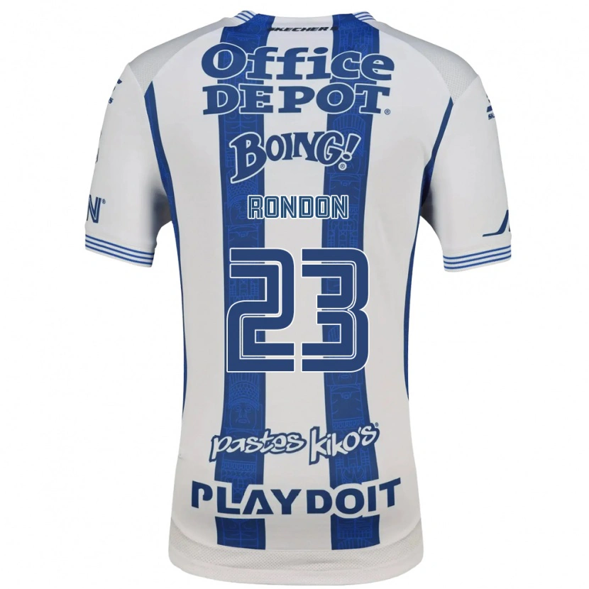 Danxen Hombre Camiseta Salomón Rondón #23 Blanco Azul Marino 1ª Equipación 2026/27 La Camisa México