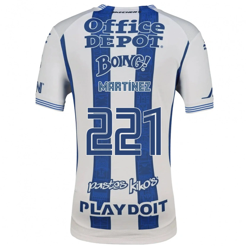 Danxen Hombre Camiseta Ulises Martínez #221 Blanco Azul Marino 1ª Equipación 2026/27 La Camisa México