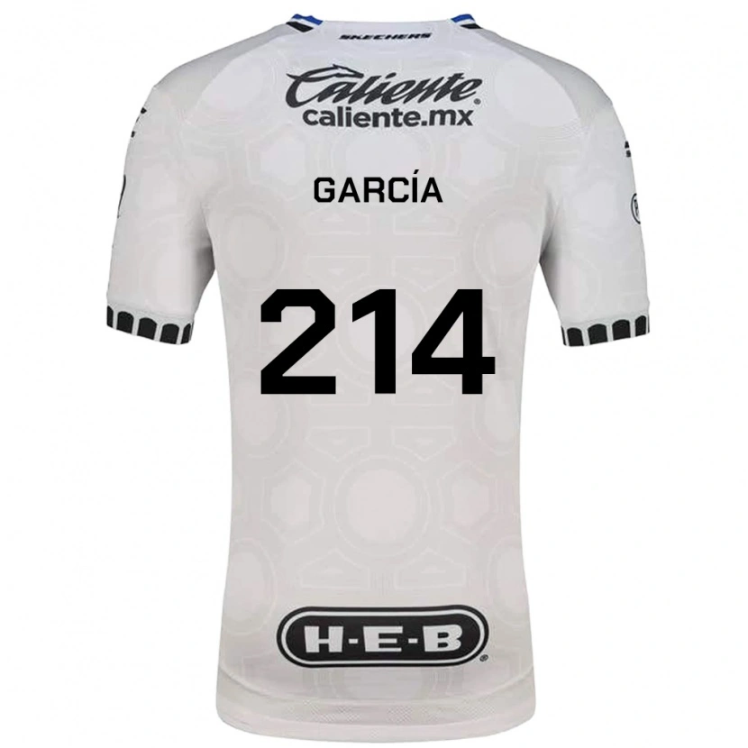 Danxen Hombre Camiseta José García #214 Blanco Negro Azul 1ª Equipación 2026/27 La Camisa México