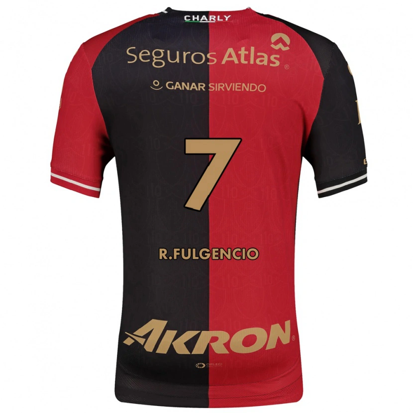 Danxen Hombre Camiseta Raymundo Fulgencio #7 Rojo Negro Marrón 1ª Equipación 2026/27 La Camisa México