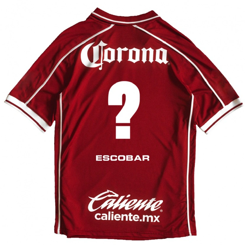 Danxen Hombre Camiseta Juan Escobar #0 Blanco Rojo 1ª Equipación 2026/27 La Camisa México