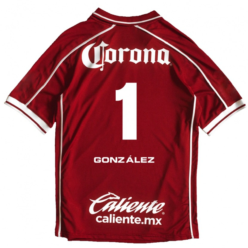 Danxen Hombre Camiseta Hugo González #1 Blanco Rojo 1ª Equipación 2026/27 La Camisa México