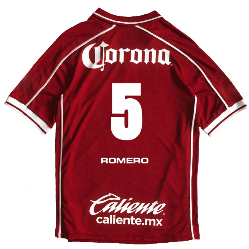 Danxen Hombre Camiseta Franco Romero #5 Blanco Rojo 1ª Equipación 2026/27 La Camisa México