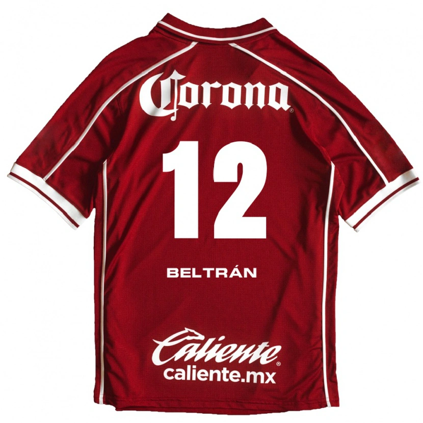 Danxen Hombre Camiseta Ronaldo Beltrán #12 Blanco Rojo 1ª Equipación 2026/27 La Camisa México