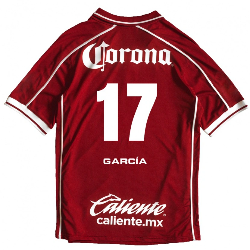 Danxen Hombre Camiseta Brian García #17 Blanco Rojo 1ª Equipación 2026/27 La Camisa México