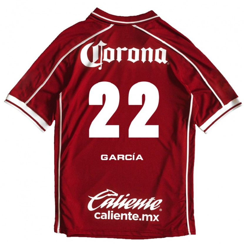 Danxen Hombre Camiseta Luis García #22 Blanco Rojo 1ª Equipación 2026/27 La Camisa México