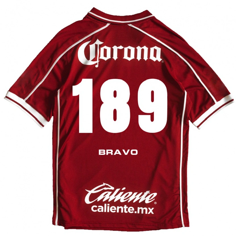Danxen Hombre Camiseta Giovani Bravo #189 Blanco Rojo 1ª Equipación 2026/27 La Camisa México