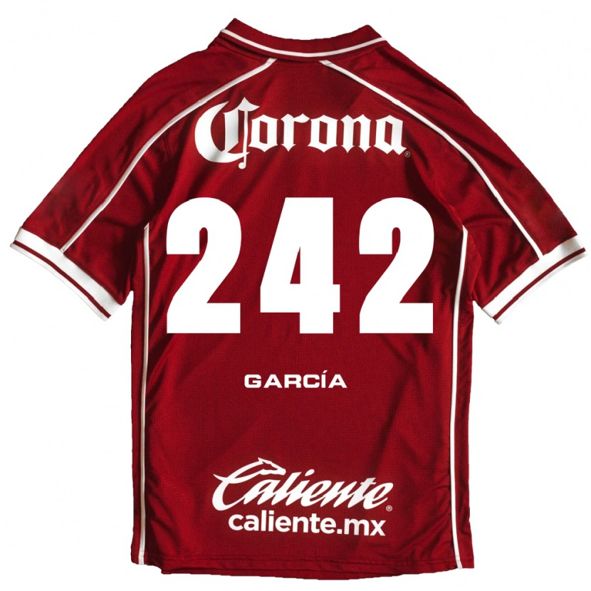 Danxen Hombre Camiseta Alejandro García #242 Blanco Rojo 1ª Equipación 2026/27 La Camisa México