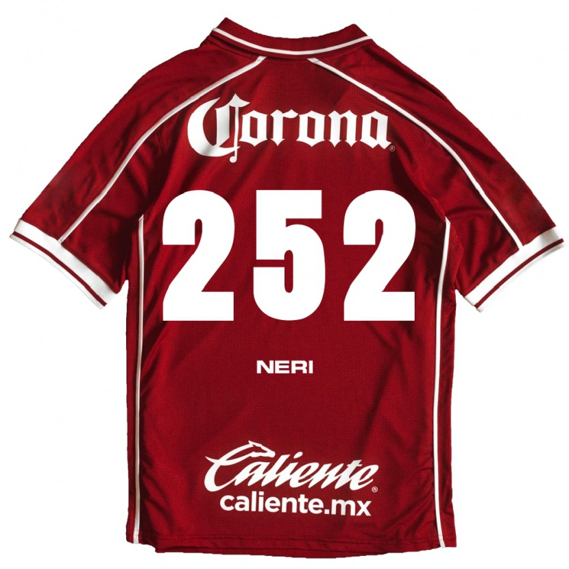Danxen Hombre Camiseta Luis Neri #252 Blanco Rojo 1ª Equipación 2026/27 La Camisa México
