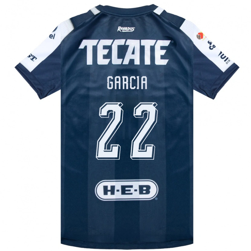 Danxen Hombre Camiseta Diana Garcia #22 Azul Tinta Blanco Rojo 1ª Equipación 2026/27 La Camisa México