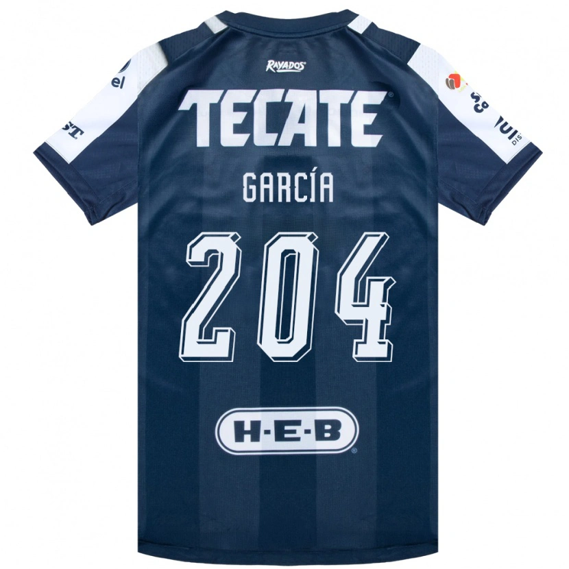 Danxen Hombre Camiseta Diego García #204 Azul Tinta Blanco Rojo 1ª Equipación 2026/27 La Camisa México