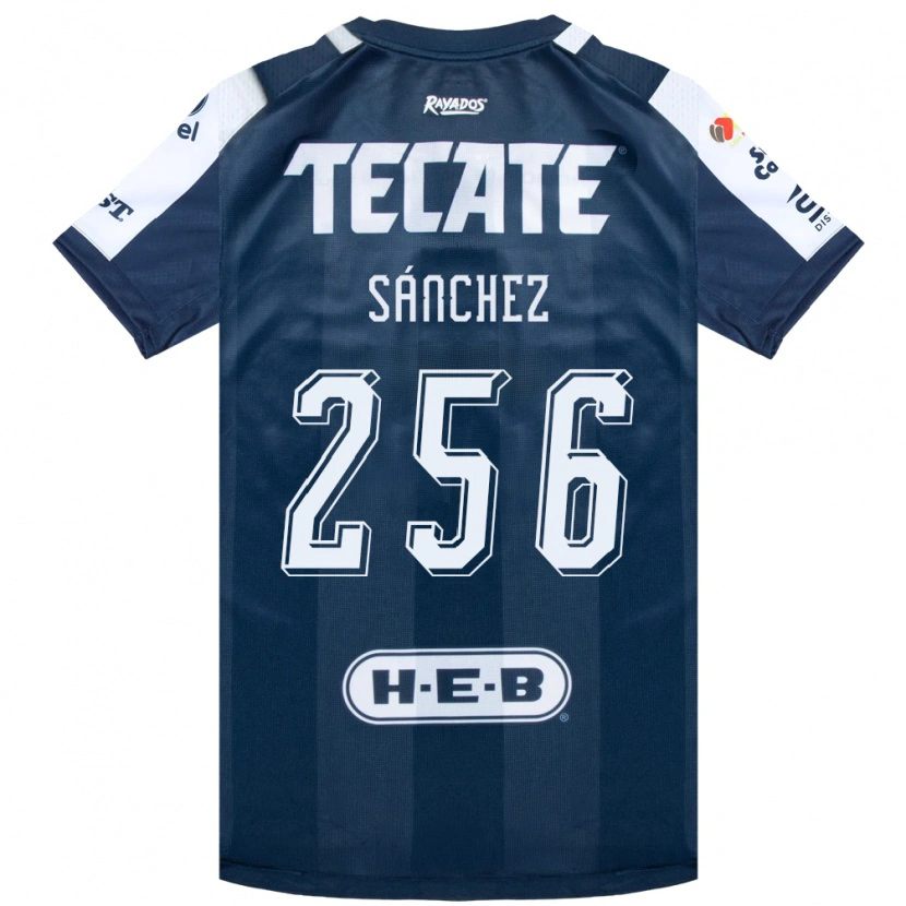Danxen Hombre Camiseta Adán Sánchez #256 Azul Tinta Blanco Rojo 1ª Equipación 2026/27 La Camisa México